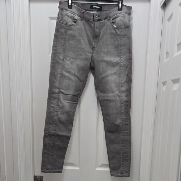 Express Charcoal Denim Pants - Picture 1 of 6